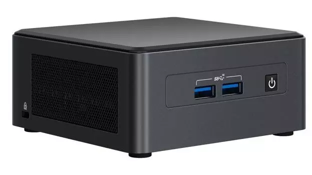 Платформа для сборки Intel NUC 11: Intel Core i3-1115G4, Intel UHD Graphics, Dual HDMI 2.0b, Dual DP 1.4a via Type C, Front: 2xUSB 3.2 Rear: 2xUSB 4 (type C), 1xUSB 3.2,1xUSB 2.0 Internal: 1xUSB 3.2, 2xUSB 2.0 (БЕЗ ШНУРА) (BNUC11TNHI30000)