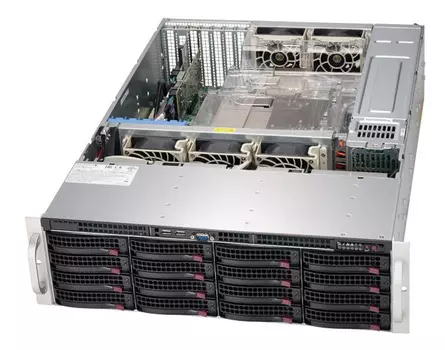 Платформа SuperMicro SSG-6039P-E1CR16L x16 LSI3008 10G 2P 2x1200W