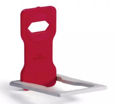 Подставка Durable 7735-03 Varicolor для мобильного телефона 84x134x4.5мм красный/серый