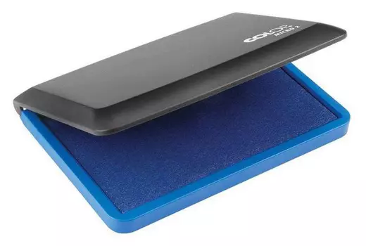 Подушка штемпельная Colop Micro 2 оттис.:синий шир.:110мм выс.:70мм настольная