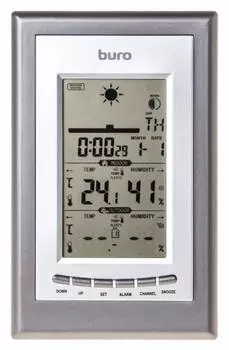 Погодная станция Buro H209G серебристый/черный