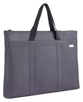 Портфель Deli 63788GREY 40x30x4см ткань серый