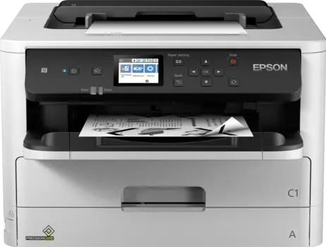Принтер струйный Epson WorkForce Pro WF-M5298DW (монохромный, А4, печать 1200x2400dpi, 34ppm, 330л.,дуплекс,USB,Ethernet, Wi-Fi,контейнер с чернилами на 2000 стр.)