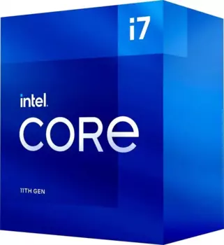 Процессор CPU Intel Core i7-11700 (2.5GHz/16MB/8 cores) LGA1200 BOX, UHD Graphics 750 350MHz, TDP 65W, max 128Gb DDR4-3200, BX8070811700SRKNS (BX8070811700)