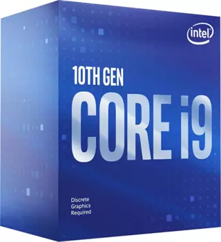 Процессор CPU Intel Core i9-10900F (2.8GHz/20MB/10 cores) LGA1200 BOX, TDP 65W, max 128Gb DDR4-2933, BX8070110900FSRH90 (BX8070110900F)