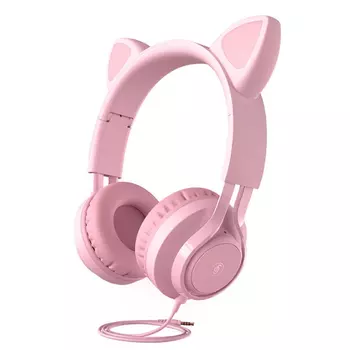 Проводные наушники Havit Wired headphone H225d Pink