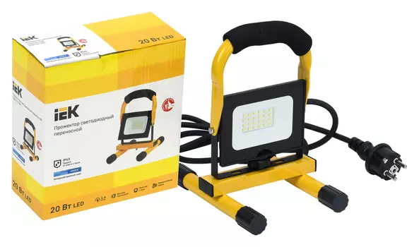 Прожектор уличный IEK СДО светодиодный 20Вт корп.алюм.черный (LPDO603-020-65-K02)