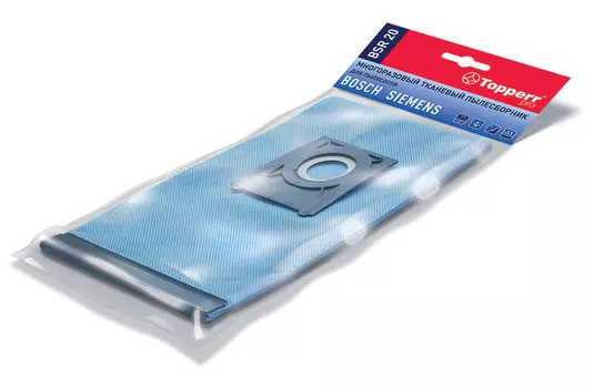 Пылесборники Topperr BSR20 сверхпрочные нетканые (1пылесбор.)