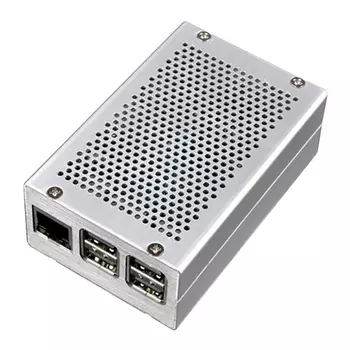 RA193 Корпус ACD Heat Dispersion Metal Aluminium Alloy Case for Raspberry Pi 3, Silver