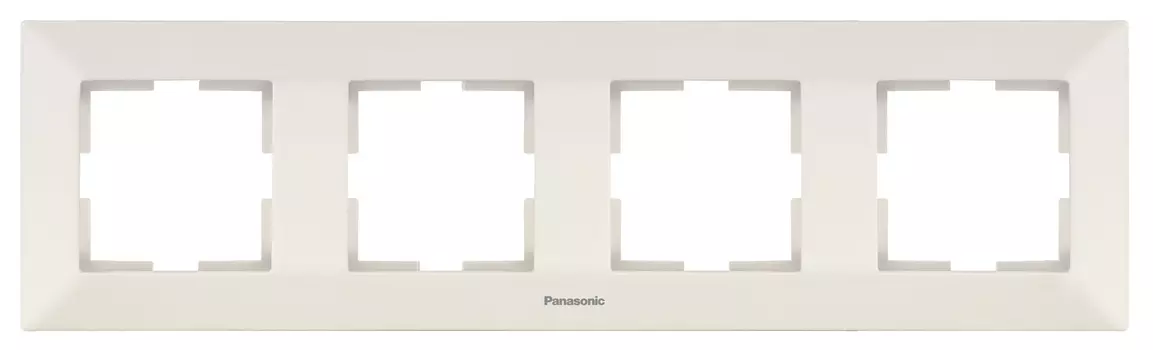 Рамка Panasonic Arkedia WMTF08042BG-RU 4x горизонтальный монтаж пластик бежевый (упак.:1шт)