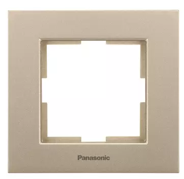 Рамка Panasonic Karre Plus WKTF08012BR-RU декоративная 1x пластик бронза (упак.:1шт)