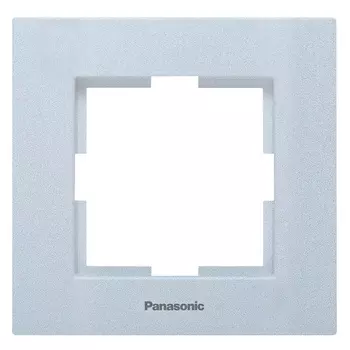 Рамка Panasonic Karre Plus WKTF08012SL-RU декоративная 1x пластик серебро (упак.:1шт)