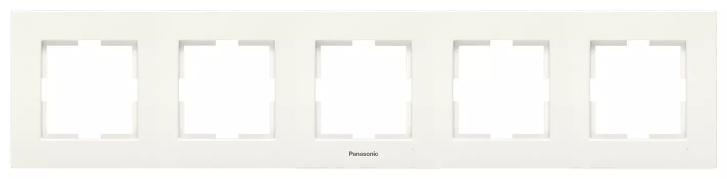 Рамка Panasonic Karre Plus WKTF08052BG-RU 5x горизонтальный монтаж пластик бежевый (упак.:1шт)