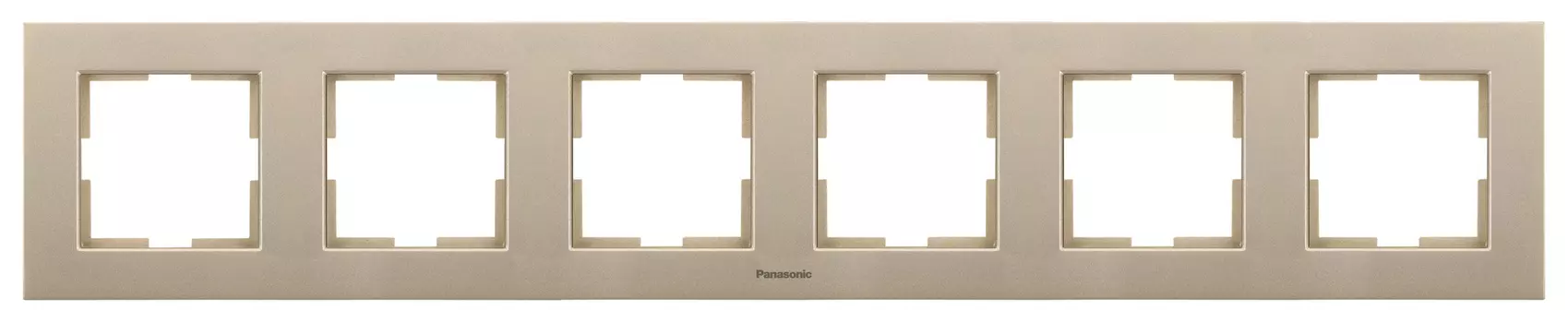 Рамка Panasonic Karre Plus WKTF08062BR-RU 6x горизонтальный монтаж пластик бронза (упак.:1шт)