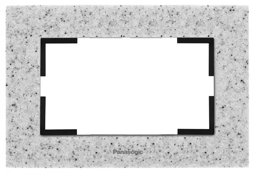 Рамка Panasonic Karre Plus WKTF08093CD-RU 2x горизонтальный монтаж камень сумеречный (упак.:1шт)