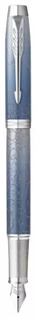 Ручка перьев. Parker IM SE F316 Polar (2153003) F сталь нержавеющая черные подар.кор.