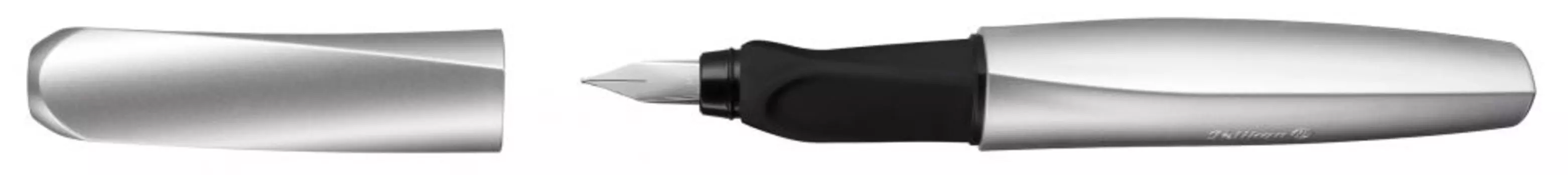 Ручка перьевая Pelikan Office Twist P457 (PL947101) серебристый M перо сталь нержавеющая карт.уп.