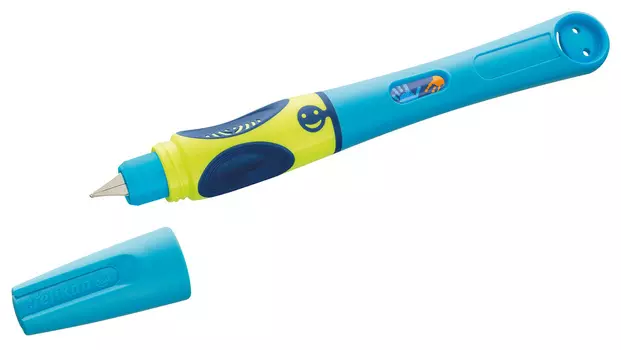 Ручка перьевая Pelikan School Griffix (PL809184) синий неон A для правшей блистер