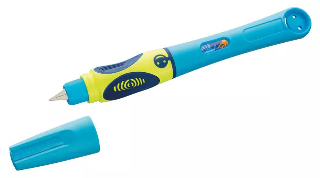 Ручка перьевая Pelikan School Griffix (PL809191) синий неон L для левшей блистер