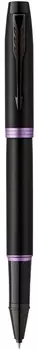 Ручка роллер Parker IM Vibrant Rings T315 (CW2172950) Amethyst Purple PVD F черн. черн. подар.кор.