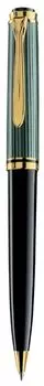 Ручка шариковая Pelikan Souveraen K 800 (PL996991) черный/зеленый M черные чернила подар.кор.
