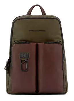 Рюкзак унисекс Piquadro Harper CA3869AP/VETM зеленый/коричневый натур.кожа