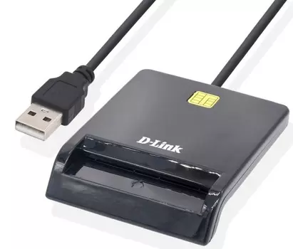 Считыватель D-Link DCR-100 (DCR-100/B1A) USB 2.0 CCID1 Type-A