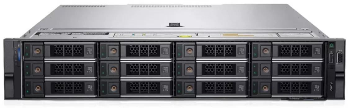 Сервер DELL PowerEdge R750 2U/12LFF + 4SFF NVMe/2x6326/8x32GB RDIMM/H755 LP/4x960GB SATA Ri,1,92TB NVME U2 Ri/2xGE,57414 FH, OCP 3.0 57414 /2x1400W/4xPCiE/6 perf FAN/Bezel/noTPM/iDRAC9 Ent/Sl Rails/1YWARR (P750-03)