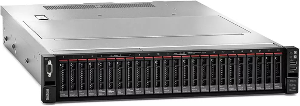 Сервер Lenovo ThinkSystem SR650 Rack 2U,2xXeon 5218R 20C(2.1GHz/125W),8x32GB/2933MHz/2Rx4,6x1.8TB SAS SFF HDD,2x480GB SFF SSD,SR940-8i(2Gb),16GB FC 2-p HBA,4xGbE,25GbE SFP28 2-p,2x750W,2x2.8m p/c,XCCE (7X06SCMN90)
