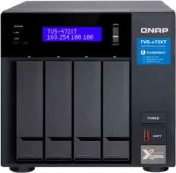 Сетевое хранилище без дисков QNAP TVS-472XT (TVS-472XT-PT-4G)