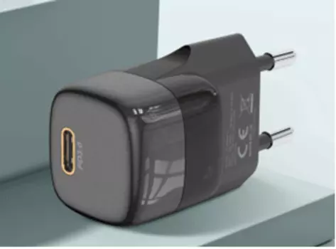 Сетевое зарядное устройство Accesstyle Grape 20WC Black Grey