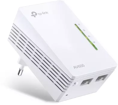 Сетевой адаптер Powerline TP-Link TL-WPA4220 AV600 Fast Ethernet (ант.внутр.)