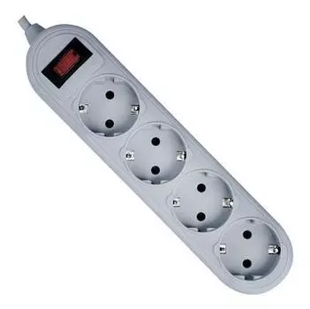 Сетевой фильтр Defender ES Lite 1.8 1,8 м, 4 розетки Defender ES 1.8 Lite (1.8 м, 4 розетки) (99487)