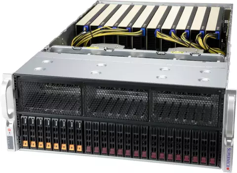 Шасси серверное Supermicro Super Server 4U 420GP-TNR noCPU(2)Scalable/TDP 270W/no DIMM(32)/ SATARAID HDD(16)SFF/2x1GbE/4x2000W (SYS-420GP-TNR)