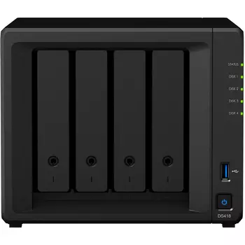 СХД настольное исполнение 4BAY NO HDD USB3 DS418 SYNOLOGY