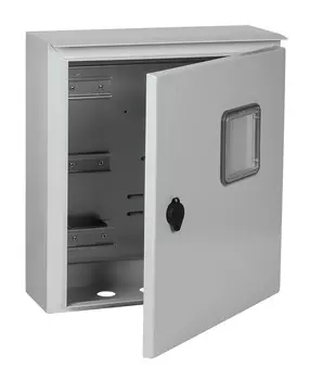 Щит распределительный IEK MKM51-N-03-54 ЩУ-3/1-0 У1 IP66 навесной 440мм 150мм 445мм 12мод. металл IP66 серый с возможностью установки счетчика (упак.:1шт)