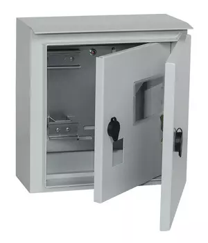 Щит распределительный IEK MKM51-N-04-54 ЩУ 1/1-1 У1 IP66 навесной 300мм 150мм 310мм 6мод. металл IP66 серый с возможностью установки счетчика (упак.:1шт)