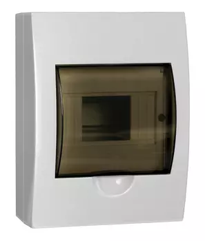 Щит распределительный IEK MKP12-N-06-40-20 ЩРН-П-6 для установки модульных устройств навесной 150мм 97мм 200мм 660B 6мод. пластик IP41 белый (упак.:1шт)