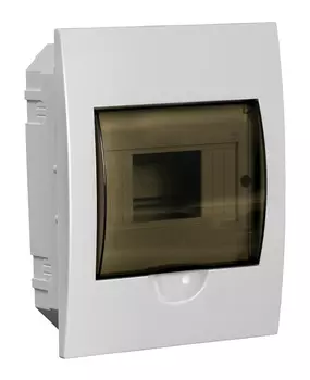 Щит распределительный IEK MKP12-V-06-40-20 ЩРВ-П-6 для установки модульных устройств встраиваемый 172мм 87мм 222мм 660B 6мод. пластик IP41 белый (упак.:1шт)