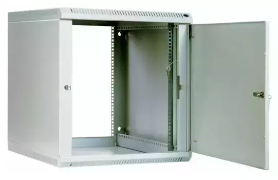 Шкаф коммутационный ЦМО (ШРН-15.480.1) 15U 600x480мм пер.дв.металл несъемн.бок.пан. 100кг серый 425мм 21кг 180град.
