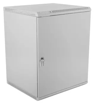 Шкаф коммутационный ЦМО (ШРН-Э-18.350.1) 18U 600x350мм пер.дв.металл несъемн.бок.пан. 50кг серый 281мм