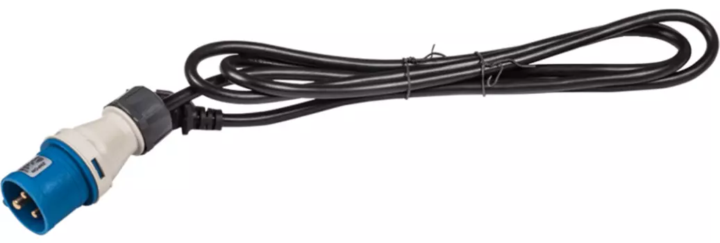 Шнур питания C19-I309 Male, 3х2.5, 220В, 16А, черный, 2.5 метра (LAN-PP9M/19-2.5-BK)