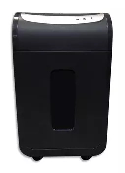 Шредер Office Kit S218 (1,9x13) черный (секр.P-5)/фрагменты/22лист./30лтр./скрепки/скобы/пл.карты/CD