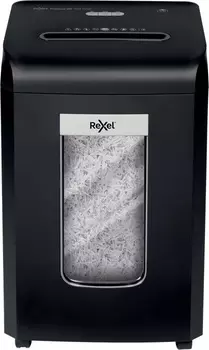 Шредер Rexel Promax QS 15/38 X EU черный (секр.P-4)/фрагменты/15лист./38лтр./скрепки/скобы/пл.карты