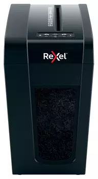 Шредер Rexel Secure X10-SL черный (секр.P-4)/перекрестный/10лист./18лтр./скрепки/скобы