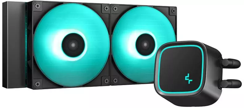 Система водяного охлаждения Deepcool LE500 Soc-AM5/AM4/1151/1200/1700 4-pin 18-33dB Al+Cu 220W 1238gr LED Ret