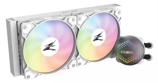 Система водяного охлаждения Zalman CPU Liquid Cooler 240mm, WH (ALPHA 24 White)