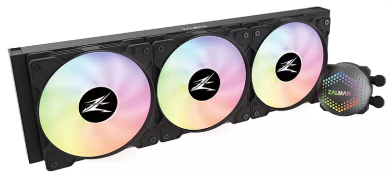 Система водяного охлаждения Zalman CPU Liquid Cooler 360mm, BK (ALPHA 36 Black)