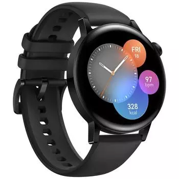 Смарт-часы Huawei Watch GT 3 Milo-B19S 42мм 1.32" AMOLED черный (55027148)