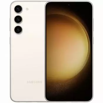 Смартфон Samsung SM-S916B Galaxy S23+ 256Gb 8Gb кремовый моноблок 3G 4G 2Sim 6.6" 1080x2340 Android 13 50Mpix 802.11 a/b/g/n/ac/ax NFC GPS GSM900/1800 GSM1900 TouchSc Protect
